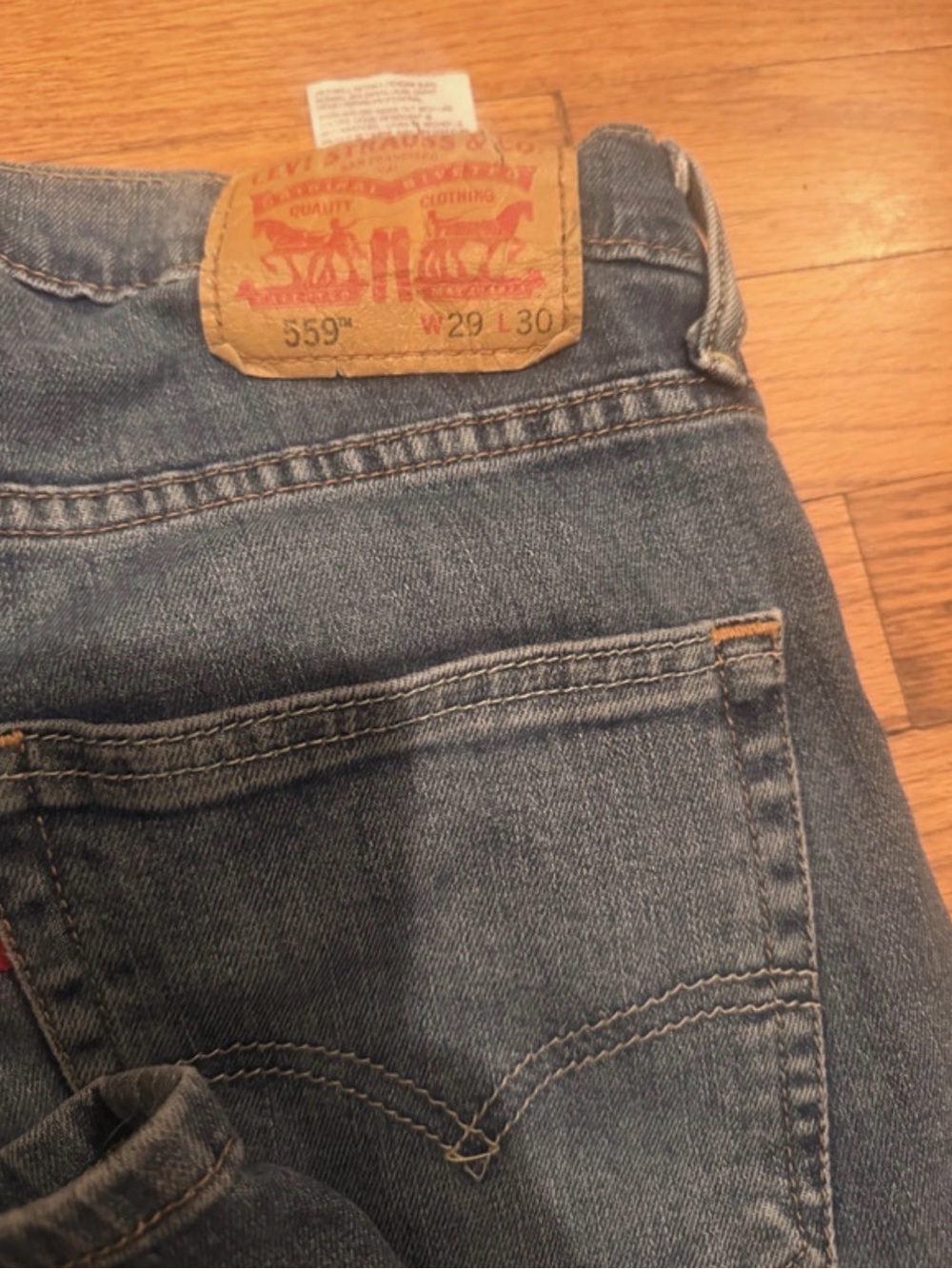 Levi's 559 Relaxed Fit Men's Jeans - Medium Blue Denim 29x30